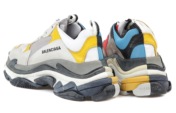 Balenciaga Triple S Split White Light Grey Yellow