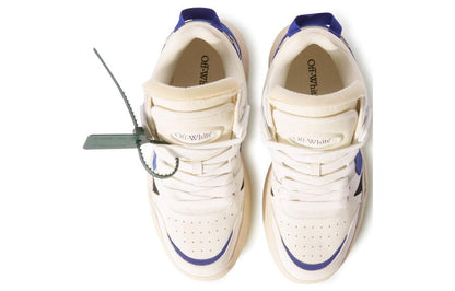 OFF-WHITE Sponge Mid Top White Blue