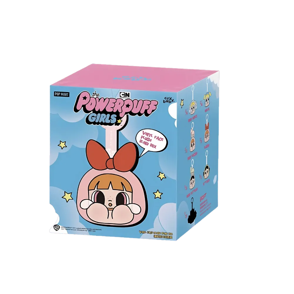 Pop Mart CryBaby x Powerpuff Girls Series Vinyl Face Plush Blind Box Pack of 1