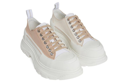 Alexander McQueen Tread Slick Low Lace Up Blush Bone (Women's)