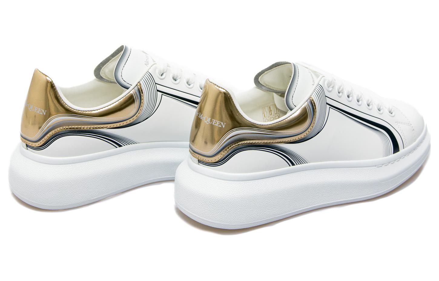 Alexander McQueen Oversized White Silver