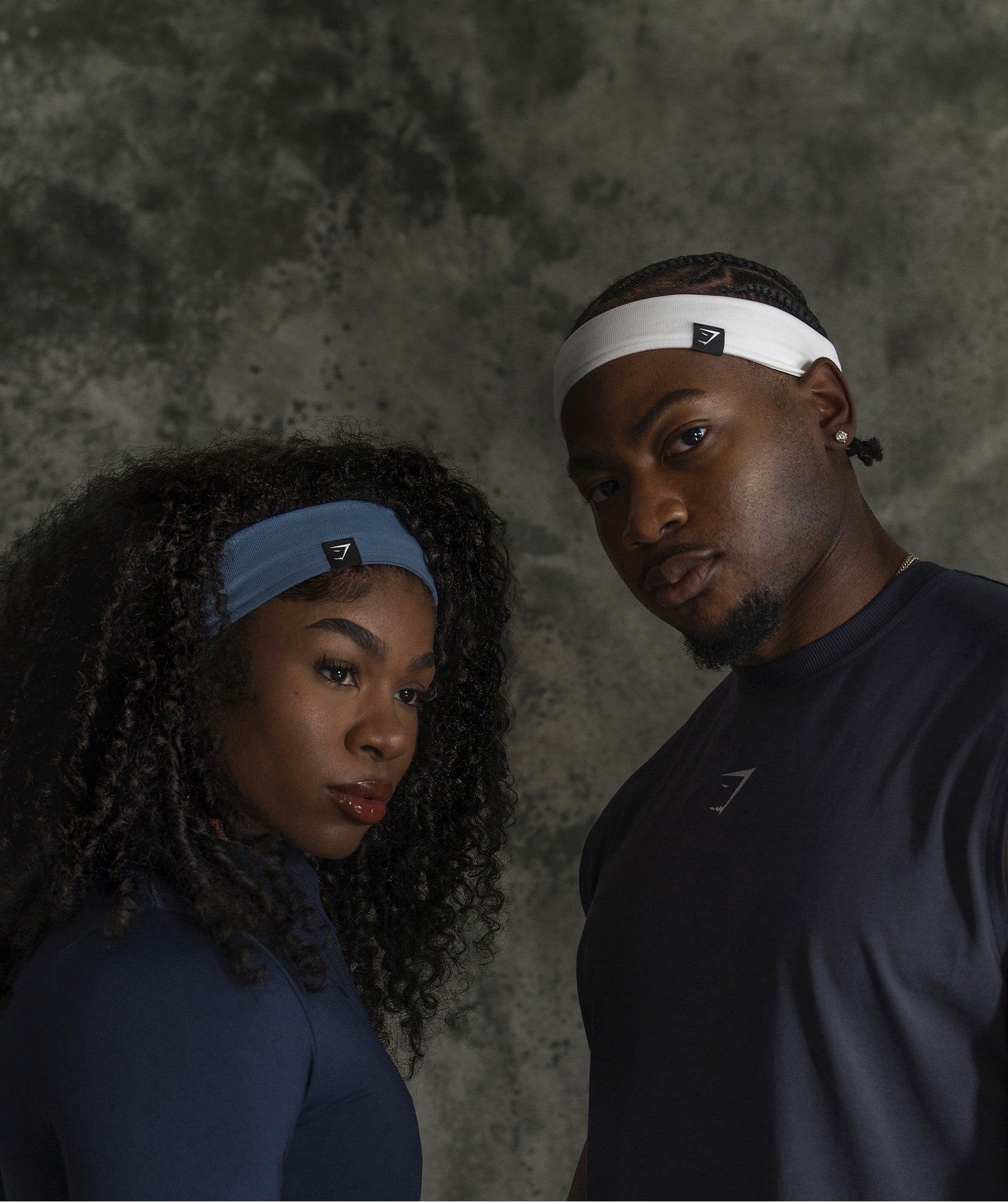 Women's Gymshark Diffuse Single Layer Sweat Headband White