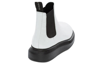 Alexander McQueen Hybrid Chelsea Boot Black White (Women's)
