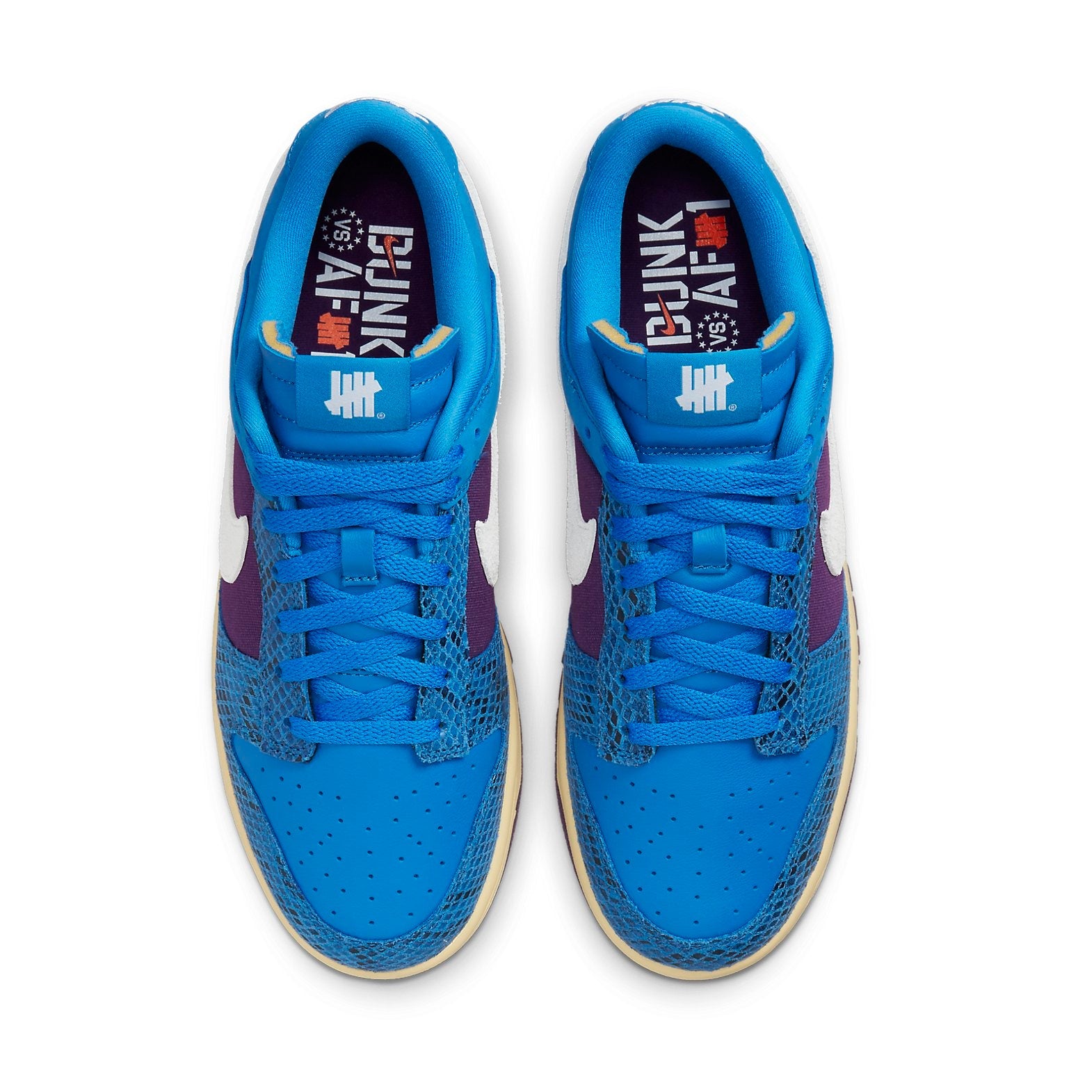 Nike Dunk Low Undefeated 5 On It Dunk vs. AF1