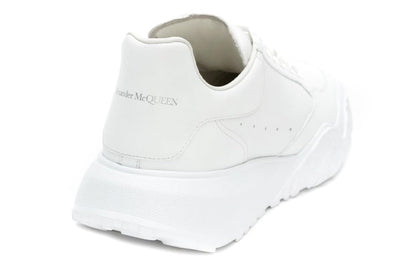 Alexander McQueen Court Trainers White Leather