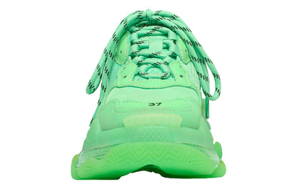 Balenciaga Triple S Soft Neon Green Clear Sole (Women's)