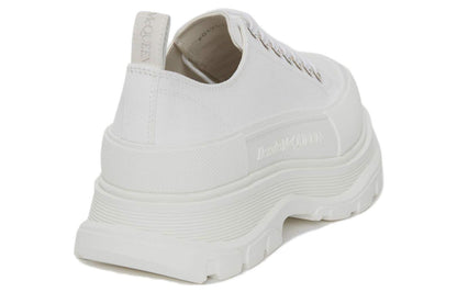 Alexander McQueen Tread Slick Low Lace Up White FW21