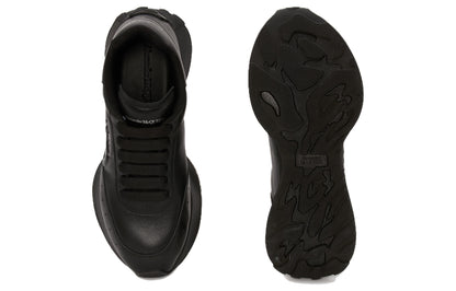 Alexander McQueen Sprint Runner Black Sealed Logo