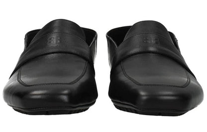 Balenciaga Slide Loafer Black Leather