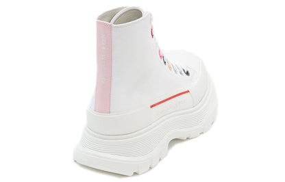 Alexander McQueen Tread Slick Boot White Multicolour (Women's)