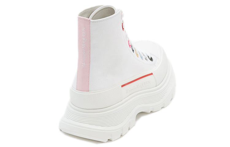 Alexander McQueen Tread Slick Boot White Multicolour (Women's)