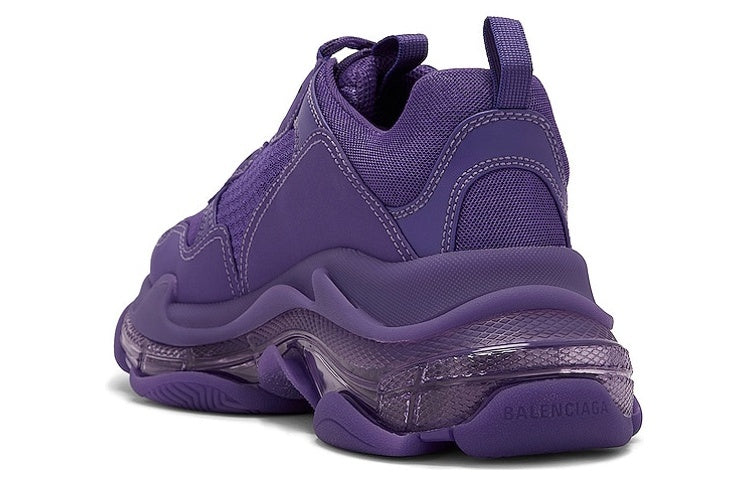 Balenciaga Triple S Clear Sole Deep Purple