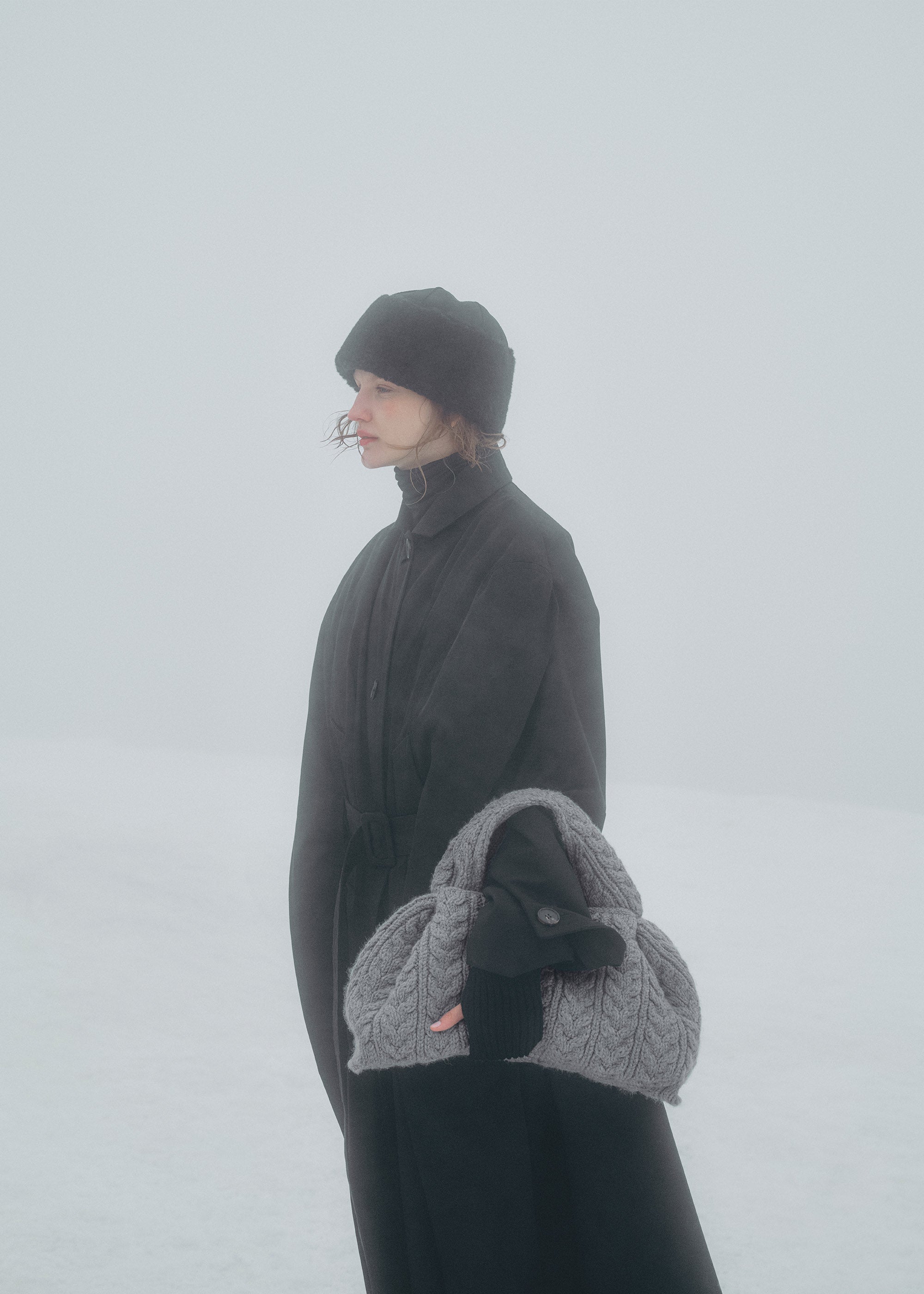 Polene Numero Neuf Large Merino Stone