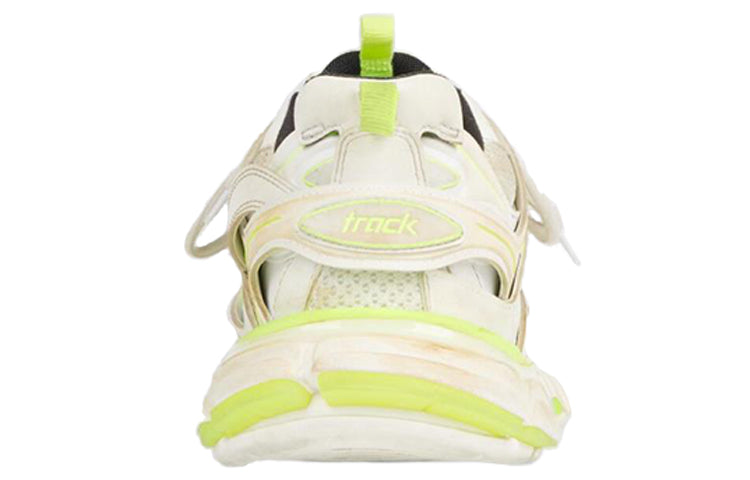 Balenciaga Track Worn Out In White Fluo Yellow (Women's)