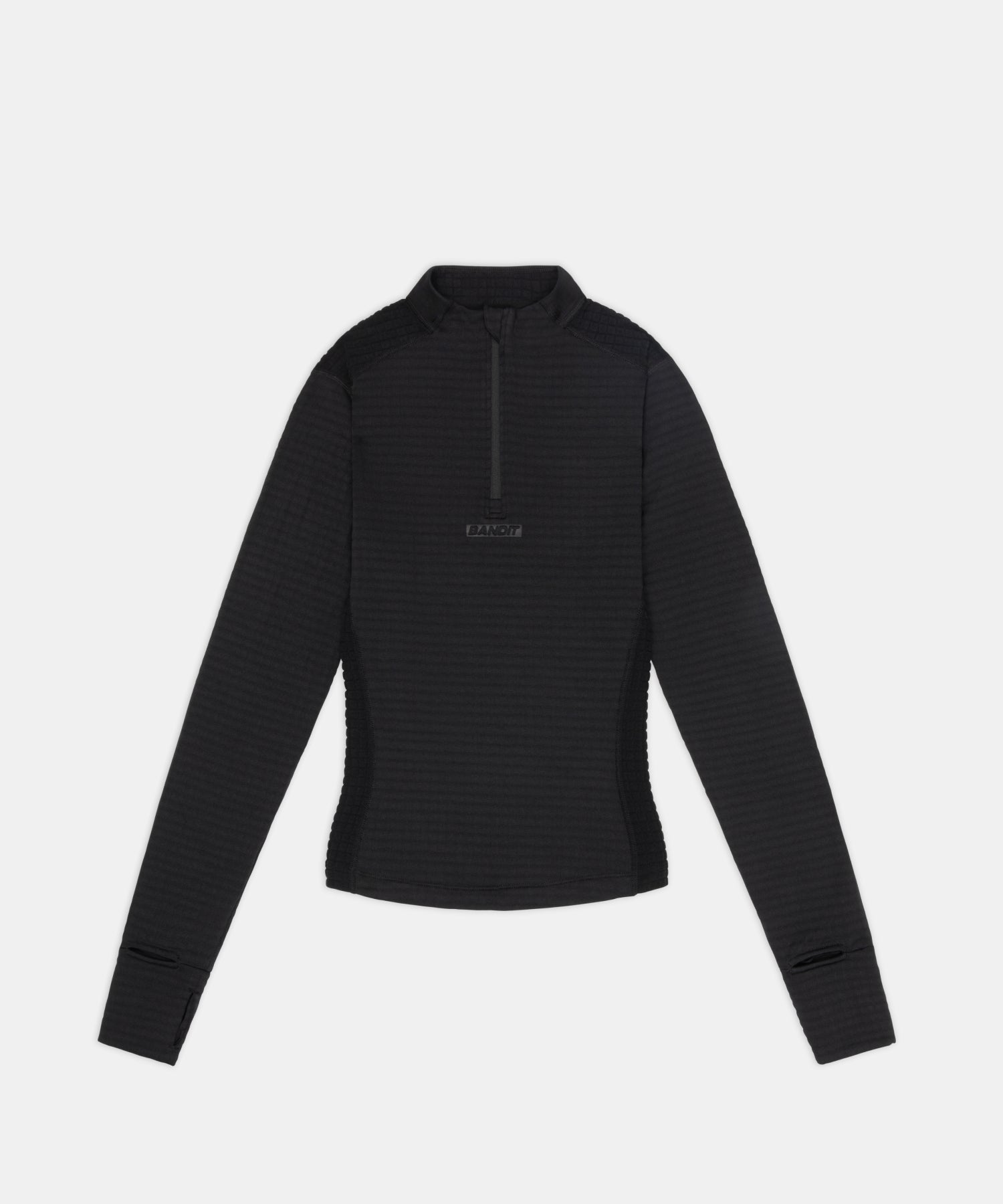 Bandit Womens Caldogrid Quarter Zip Black