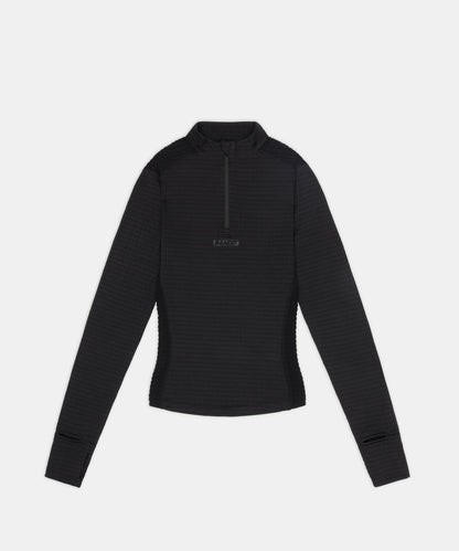 Bandit Womens Caldogrid Quarter Zip Black