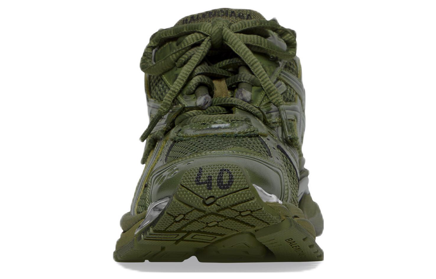 Balenciaga Runner Leather Free Khaki