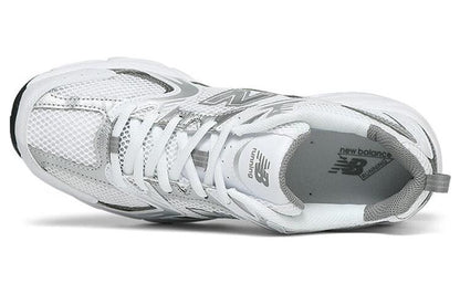 New Balance 530 White Silver Metallic