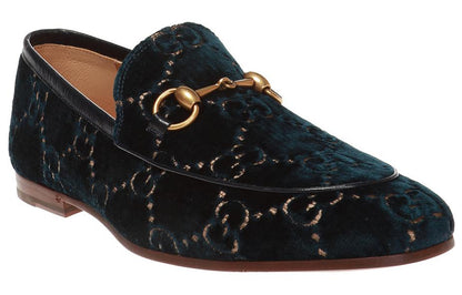 Gucci Jordaan GG Loafer Blue Velvet