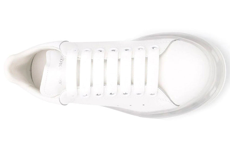 Alexander McQueen Oversized Clear Sole White (Women's)