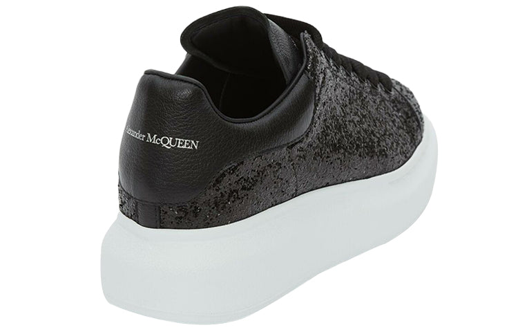 Alexander McQueen Oversized Black Glitter (Women's)