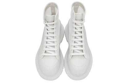 Alexander McQueen Tread Slick Boot White White Clear Sole