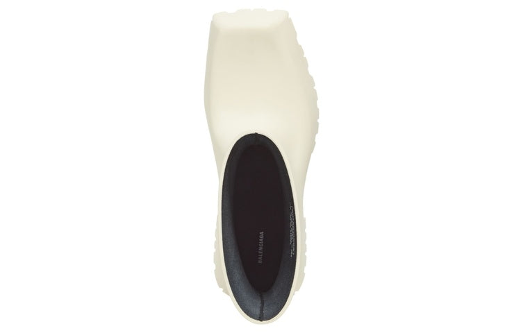 Balenciaga Trooper Rubber Boot White