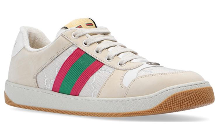Gucci Screener Cream Leather (Women's)