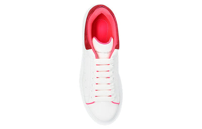 Alexander McQueen Oversized White Velvet Fuchia (Women's)