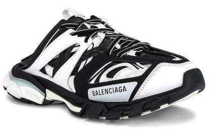 Balenciaga Track Mule Black White
