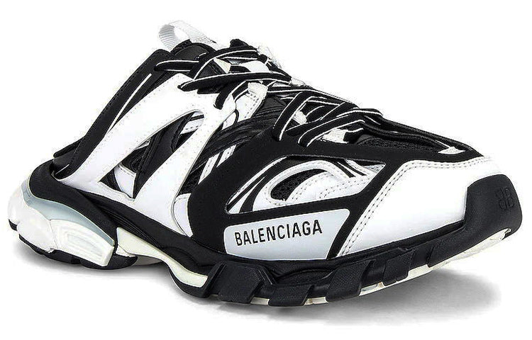 Balenciaga Track Mule Black White