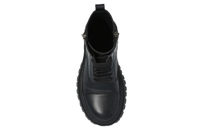 Balenciaga Tractor Zip Up Combat Boot Black (Women's)