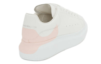 Alexander McQueen Oversized Drop Heel Counter Print White Rose (Women's)