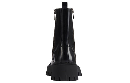 Balenciaga Tractor 20mm Zip Up Boot Black