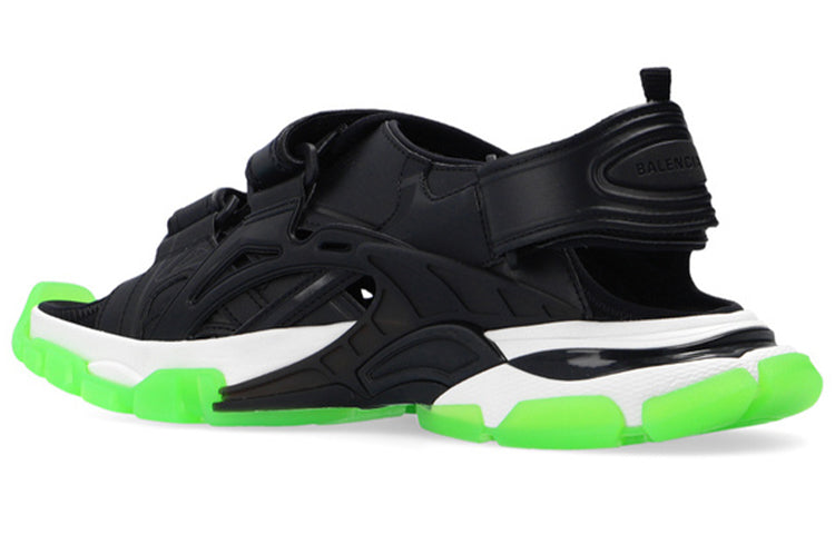 Balenciaga Track Sandal Black White Green