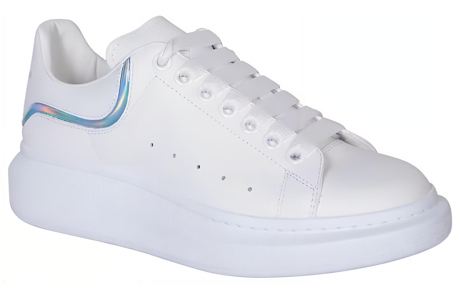 Alexander McQueen Oversized White Iridescent Stripe