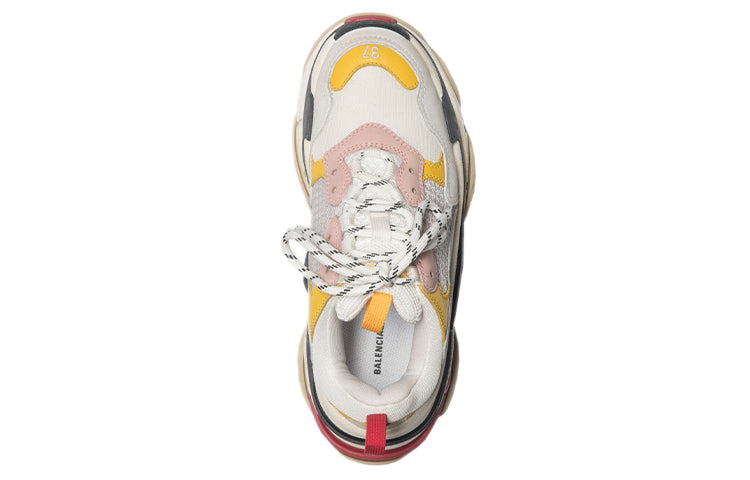 Balenciaga Triple S Cream Yellow Red (Women's)