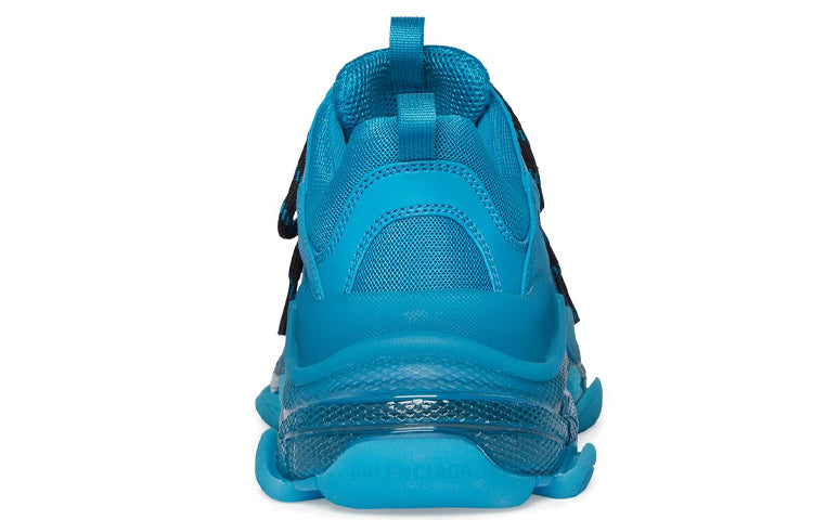 Balenciaga Triple S Clear Sole Teal Blue