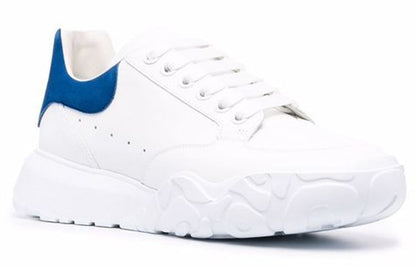 Alexander McQueen Oversized Court White Blue
