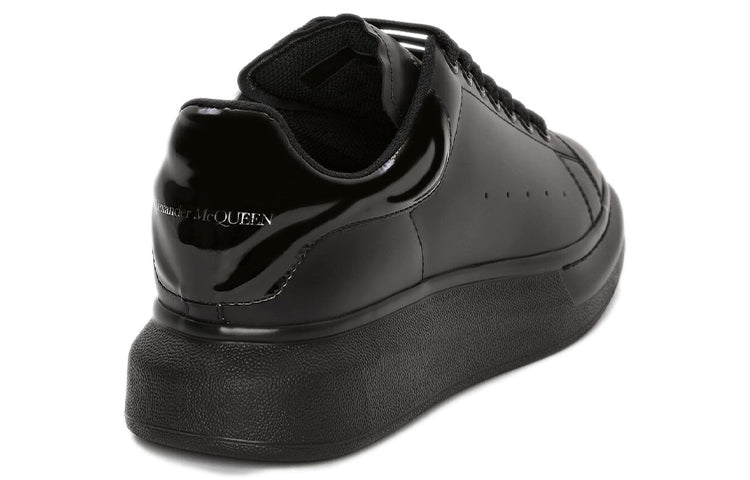 Alexander Mcqueen Oversized Black Gloss Heel – Kicks Machine