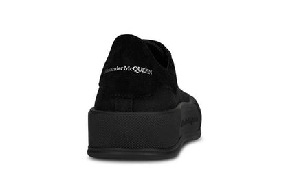Alexander McQueen Deck Skate Plimsoll Lace-Up Triple Black