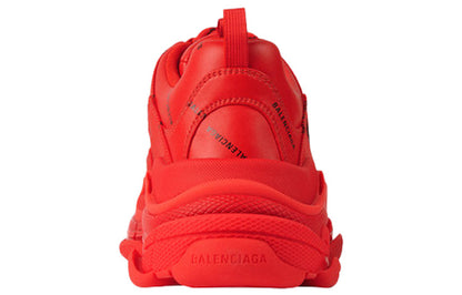 Balenciaga Triple S Allover Logo Red (Women's)