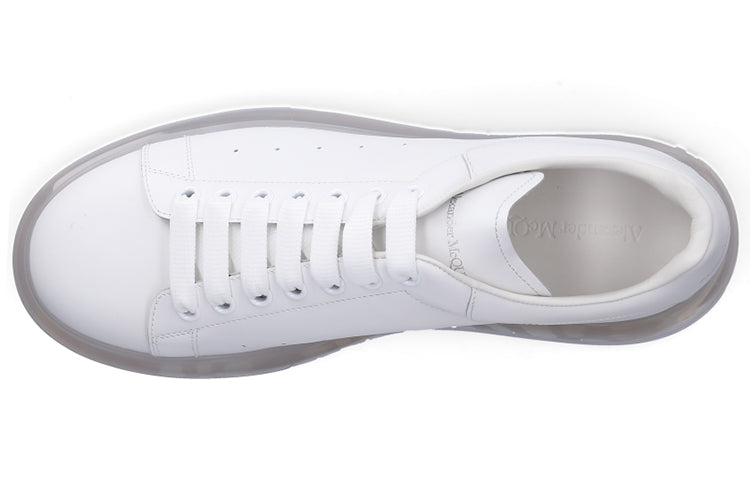 Alexander McQueen Oversized White Clear Sole