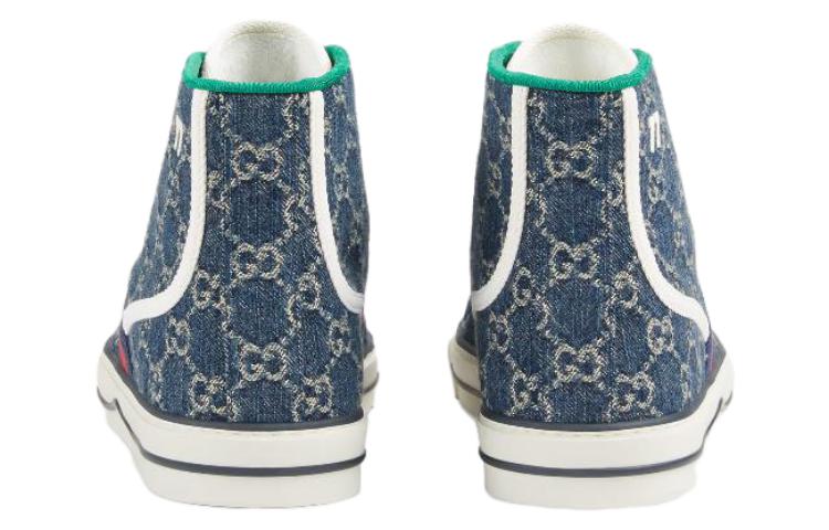 Gucci Tennis 1977 High Top Sneaker Blue