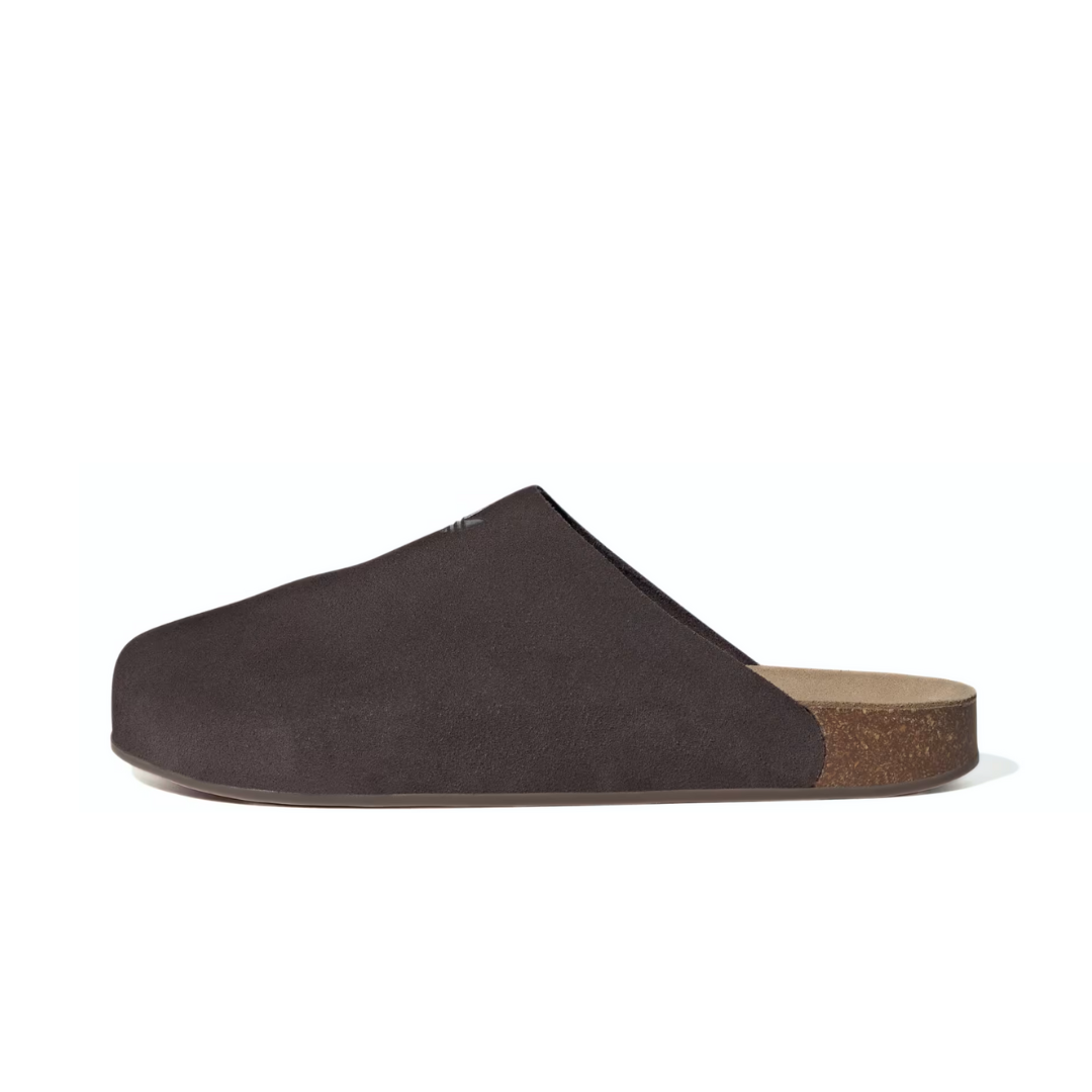 Adidas Adimule Slides Dark Brown Gum Brown