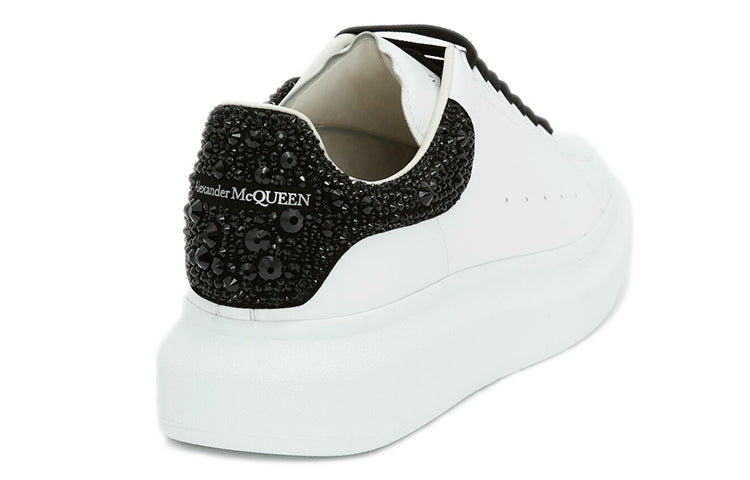 Alexander McQueen Oversized White Black Crystals