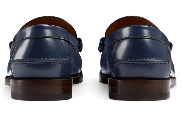 Gucci Interlocking G Loafers Blue