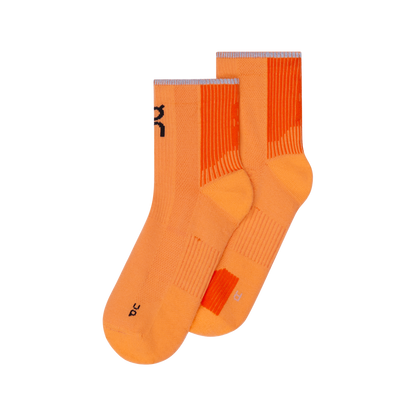 On Performance Run Sock Mid Tangerine | Flame