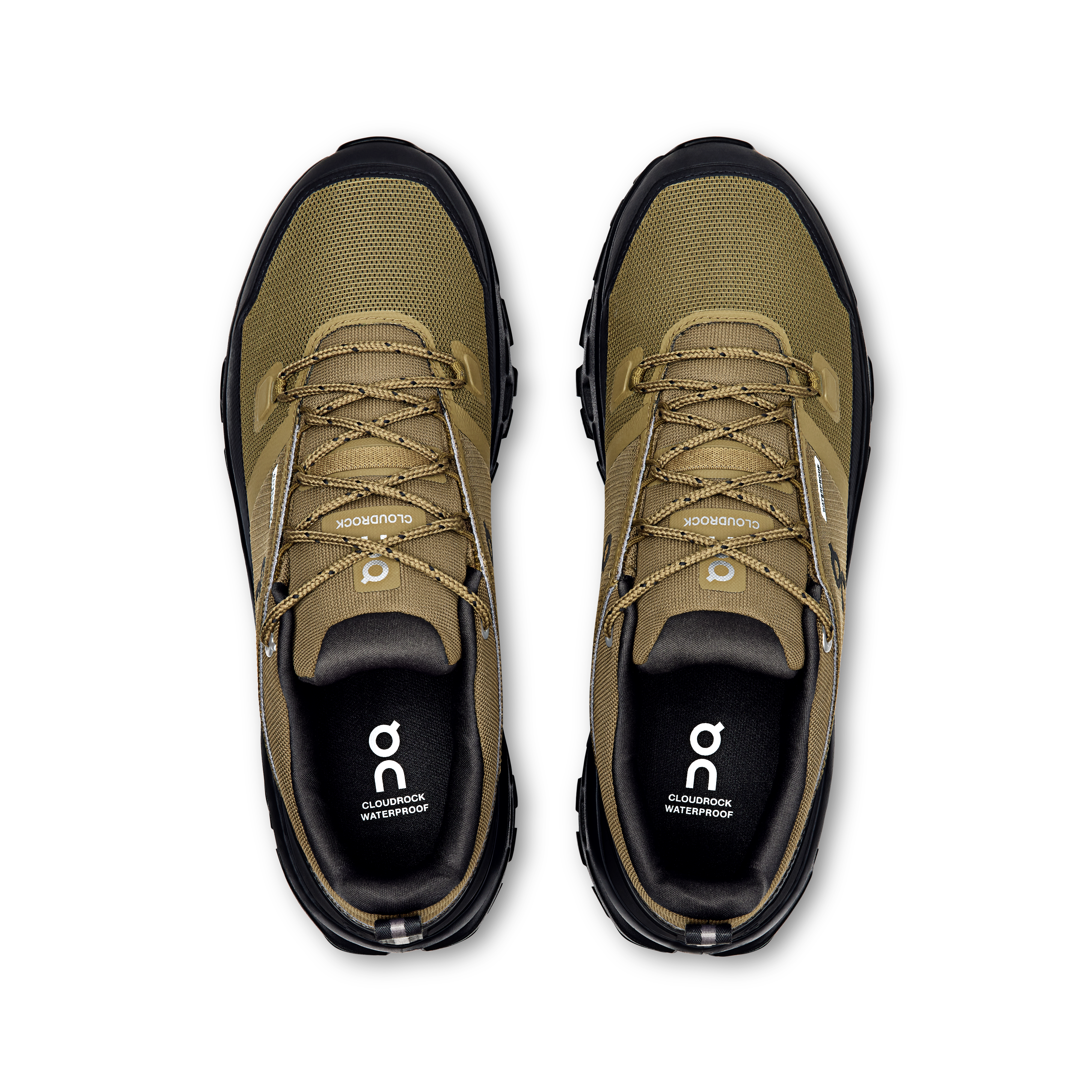 on running cloudrock low waterproof hunter black