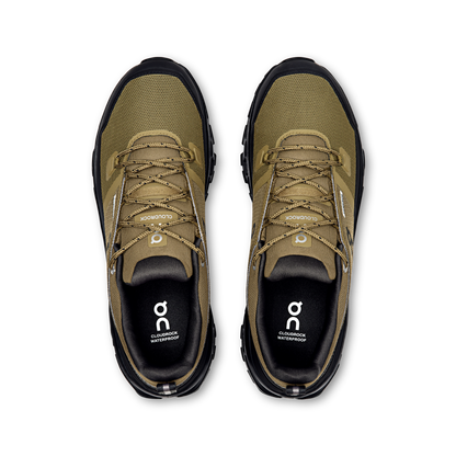 on running cloudrock low waterproof hunter black